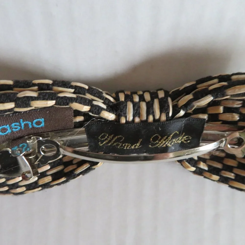 🎉HP🎉 Tasha WOVEN BOW BARRETTE, NWOT